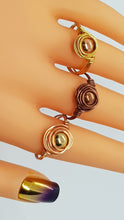 Load image into Gallery viewer, Assorted Wire Wrapped Beaded Rings