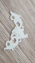 Load image into Gallery viewer, Resin French Inspired Furniture Embellishment On-lay Applique Scrolls #3