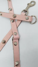 Load image into Gallery viewer, Original Vintage 80's Pink Leather Studded Wrap Around Belt