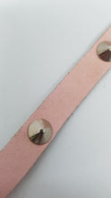 Load image into Gallery viewer, Original Vintage 80's Pink Leather Studded Wrap Around Belt