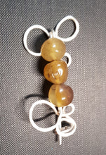 Load image into Gallery viewer, Gemstone Bead Encrusted Silver Scarf Pin