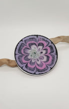Load image into Gallery viewer, Lilac Pink White Black Sparkle 3D Bloom Resin Jewellery Tray
