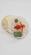 Load image into Gallery viewer, Set of 4 x White 3D Goldfish Resin Coasters