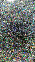Load image into Gallery viewer, Holographic Super Sparkle Black Resin Ashtray