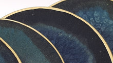 Load image into Gallery viewer, Gold Peacock Feather Resin Coaster Sets