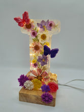 Load image into Gallery viewer, Floral Colour Changing LED Alphabet Lamp With Remote Control