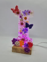 Load image into Gallery viewer, Floral Colour Changing LED Alphabet Lamp With Remote Control