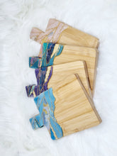 Load image into Gallery viewer, Resin Geode Entrée Serving Platters