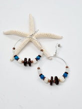 Load image into Gallery viewer, 'Anomia' Gemstone Bead Hoop Earrings