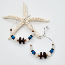 Load image into Gallery viewer, 'Anomia' Gemstone Bead Hoop Earrings
