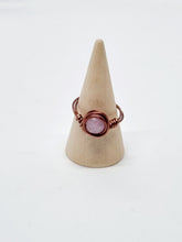 Load image into Gallery viewer, 'Coquina' Rhodonite Cabochon Pendant, Earrings, Bracelet & Ring Set