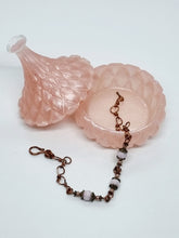 Load image into Gallery viewer, 'Coquina' Rhodonite Cabochon Pendant, Earrings, Bracelet & Ring Set