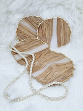 Load image into Gallery viewer, Wooden Geode Resin Coasters