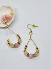 Load image into Gallery viewer, 'Venus' Gemstone Bead Teardrop Earrings