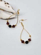 Load image into Gallery viewer, 'Venus' Gemstone Bead Teardrop Earrings