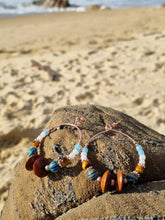 Load image into Gallery viewer, 'Sundial' Gemstone Bead Hoop Earrings