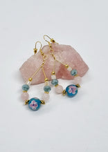 Load image into Gallery viewer, 'Volute' Glass Lampwork Bead Earrings