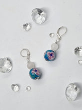 Load image into Gallery viewer, 'Volute' Glass Lampwork Bead Earrings