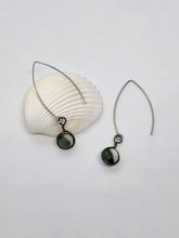 Load image into Gallery viewer, 'Junonia' Gemstone Bead French 'V' Dangle Earrings