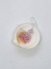 Load image into Gallery viewer, 'Junonia' Gemstone Bead French 'V' Dangle Earrings