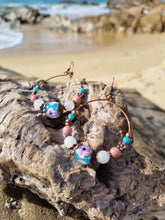 Load image into Gallery viewer, 'Volute' Glass Lampwork Bead Earrings