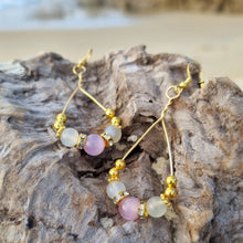 Load image into Gallery viewer, 'Venus' Gemstone Bead Teardrop Earrings
