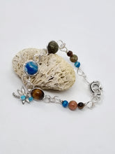 Load image into Gallery viewer, 'Nautilus' Gemstone Bead Toggle Clasp Bracelet