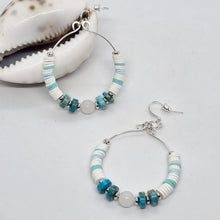 Load image into Gallery viewer, 'Patula' Gemstone & Heishi Bead Earrings