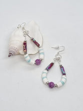 Load image into Gallery viewer, 'Patula' Gemstone & Heishi Bead Earrings