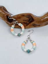 Load image into Gallery viewer, 'Patula' Gemstone & Heishi Bead Earrings