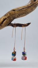 Load image into Gallery viewer, 'Cassidae' Millefiori Glass Bead Earrings