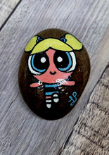 Load image into Gallery viewer, Set of 3 x Powerpuff Girls Hand-Painted Kindness Rocks