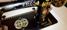 Load image into Gallery viewer, Revamped Shabby Chic Vintage Singer Sewing Machine & Cabinet