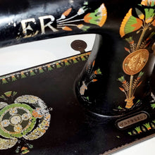 Load image into Gallery viewer, Revamped Shabby Chic Vintage Singer Sewing Machine & Cabinet