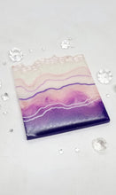 Load image into Gallery viewer, Sets of 4 x Crystal Agate Geode Resin Coasters