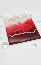 Load image into Gallery viewer, Sets of 4 x Crystal Agate Geode Resin Coasters