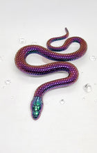 Load image into Gallery viewer, Handcrafted Holographic Resin Snake Wall Décor