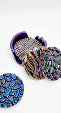 Load image into Gallery viewer, Colour Change Resin Coasters & Coaster Holder Set