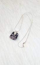 Load image into Gallery viewer, Polished Rhodonite Pendant & Sterling Silver Snake Chain Necklace