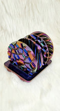 Load image into Gallery viewer, Holographic Resin Coasters & Coaster Holder Set #1