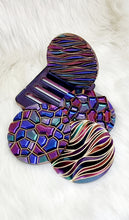 Load image into Gallery viewer, Holographic Resin Coasters & Coaster Holder Set #1