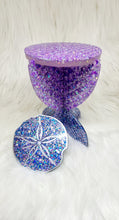 Load image into Gallery viewer, Handcrafted Super Sparkle Mermaid Tail Pot Plant Stand