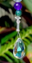 Load image into Gallery viewer, Gemstone & Crystal Bead Driftwood Colour Change Octopus Wind Chime & Sun Catcher Mobile