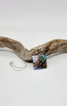 Load image into Gallery viewer, 'Sugar'  Silver Square Mother of Pearl Shell Pendant