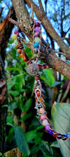 Load image into Gallery viewer, 'Tusk' Leather Boho Triple Wrap Gemstone Bead Bracelet