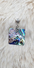 Load image into Gallery viewer, 'Sugar'  Silver Square Mother of Pearl Shell Pendant