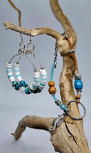 Load image into Gallery viewer, 'Moneta' Silver & Bronze Leather Boho Charm Anklets