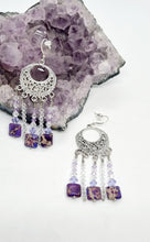 Load image into Gallery viewer, 'Felina' Silver Charm Imperial Jasper Dangle Earrings
