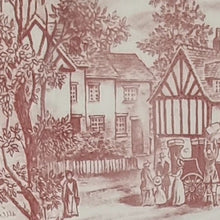 Load image into Gallery viewer, Vintage Swan Inn Dinner Plate Replica in Pink by Churchill England