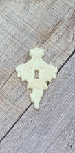 Load image into Gallery viewer, Resin French Inspired Furniture Embellishment On-lay Applique Keyholes #1